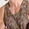 Embellished Logo-Appliquéd Space-O™ Mesh Tank Top - CU