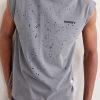 Distressed Logo-Print MothTech™ Organic Cotton-Jersey Tank Top - CU Distressed Logo-Print MothTech™ Organic Cotton-Jersey Tank Top - CU