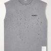 Distressed Logo-Print MothTech™ Organic Cotton-Jersey Tank Top Distressed Logo-Print MothTech™ Organic Cotton-Jersey Tank Top