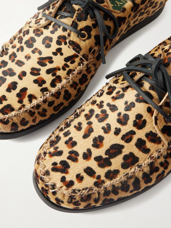 Boatman Leopard-Print Boat Shoes - CU