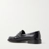 Yardee Polished-Leather Penny Loafers - BK