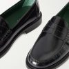 Yardee Polished-Leather Penny Loafers - CU
