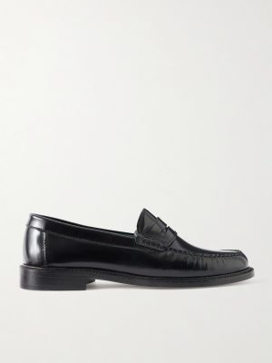 Yardee Polished-Leather Penny Loafers