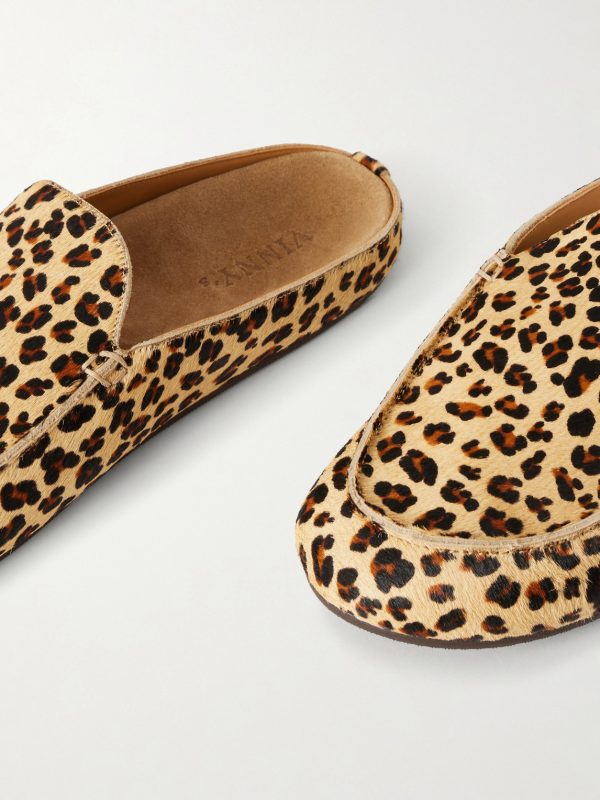 Donnie Leopard-Print Pony Hair Loafers - CU Donnie Leopard-Print Pony Hair Loafers - CU