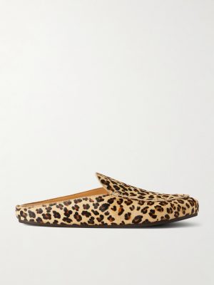 Donnie Leopard-Print Pony Hair Loafers Donnie Leopard-Print Pony Hair Loafers
