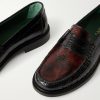 Yardee Snake-Effect Patent-Leather Loafers - CU