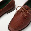 Millo Croc-Effect Leather Boat Shoes - CU Millo Croc-Effect Leather Boat Shoes - CU