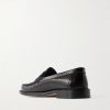 Yardee Lizard-Effect Leather Penny Loafers - BK