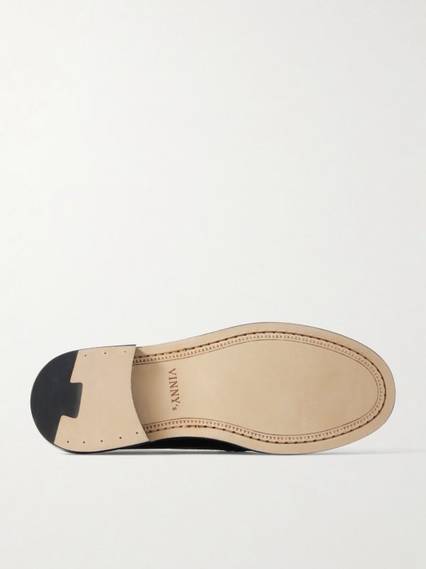Yardee Lizard-Effect Leather Penny Loafers - E1