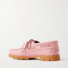 Aztec Full-Grain Leather Boat Shoes - BK
