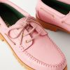 Aztec Full-Grain Leather Boat Shoes - CU