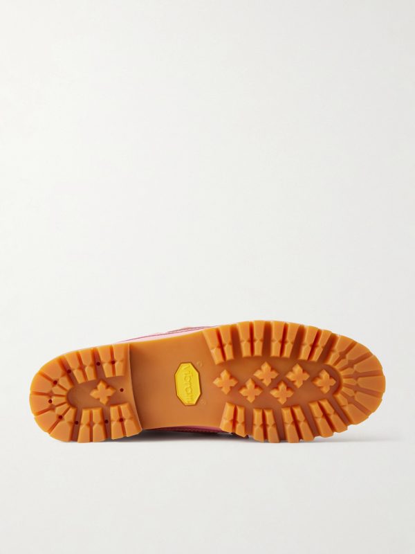 Aztec Full-Grain Leather Boat Shoes - E1