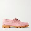 Aztec Full-Grain Leather Boat Shoes