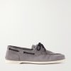 Foil Suede Boat Shoes Foil Suede Boat Shoes