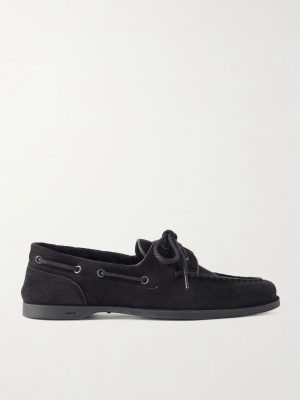 Foil Suede Boat Shoes