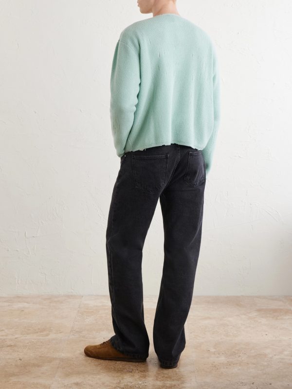 Friends Waffle-Knit Wool and Cashmere-Blend Zip-Up Sweater - BK Friends Waffle-Knit Wool and Cashmere-Blend Zip-Up Sweater - BK
