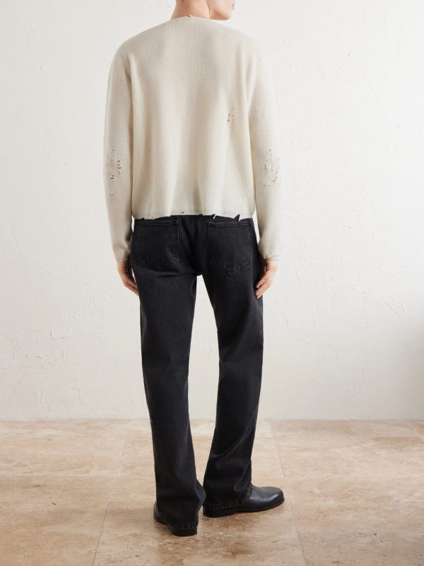 Friends Waffle-Knit Wool and Cashmere-Blend Sweater - BK Friends Waffle-Knit Wool and Cashmere-Blend Sweater - BK