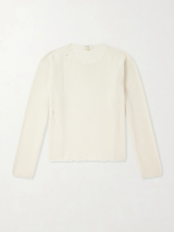 Friends Waffle-Knit Wool and Cashmere-Blend Sweater Friends Waffle-Knit Wool and Cashmere-Blend Sweater