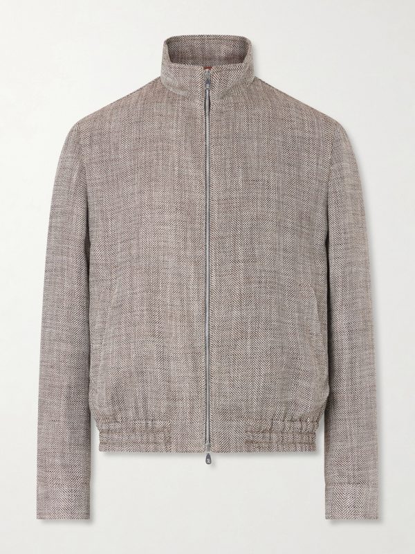 Herringbone Bomber Jacket Herringbone Bomber Jacket