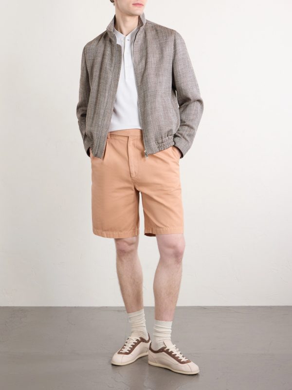 Herringbone Bomber Jacket - OU Herringbone Bomber Jacket - OU