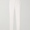 Straight-Leg Cotton and Linen-Blend Trousers Straight-Leg Cotton and Linen-Blend Trousers