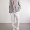 Straight-Leg Cotton and Linen-Blend Trousers - OU Straight-Leg Cotton and Linen-Blend Trousers - OU