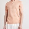 Linen and Cotton-Blend Polo Shirt - FR Linen and Cotton-Blend Polo Shirt - FR