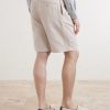 Wide-Leg Pleated Linen and Cotton-Blend Shorts - BK Wide-Leg Pleated Linen and Cotton-Blend Shorts - BK