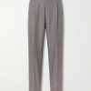 Straight-Leg Pleated Wool Suit Trousers Straight-Leg Pleated Wool Suit Trousers
