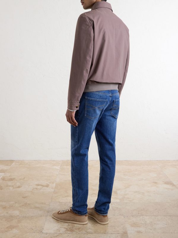 Cotton-Blend Blouson Jacket - BK