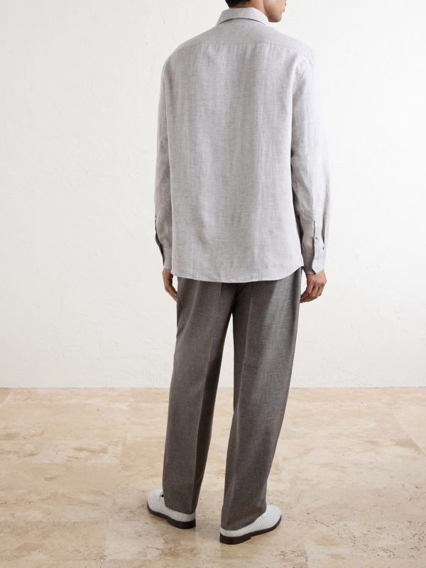 Hemp, Linen and Cotton-Blend Shirt - BK Hemp, Linen and Cotton-Blend Shirt - BK
