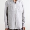 Hemp, Linen and Cotton-Blend Shirt - FR Hemp, Linen and Cotton-Blend Shirt - FR