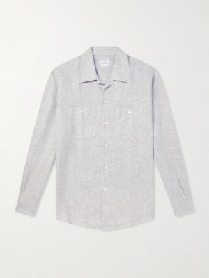 Hemp, Linen and Cotton-Blend Shirt