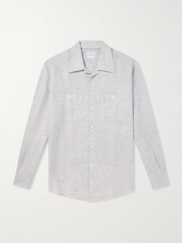 Hemp, Linen and Cotton-Blend Shirt Hemp, Linen and Cotton-Blend Shirt