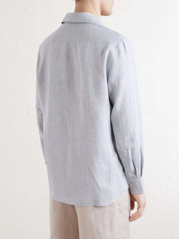 Hemp, Linen and Cotton-Blend Shirt - BK