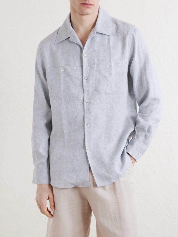 Hemp, Linen and Cotton-Blend Shirt - FR