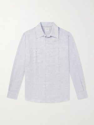 Hemp, Linen and Cotton-Blend Shirt