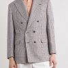 Prince of Wales Checked Linen, Silk and Wool-Blend Tweed Blazer - FR Prince of Wales Checked Linen, Silk and Wool-Blend Tweed Blazer - FR
