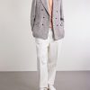 Prince of Wales Checked Linen, Silk and Wool-Blend Tweed Blazer - OU Prince of Wales Checked Linen, Silk and Wool-Blend Tweed Blazer - OU