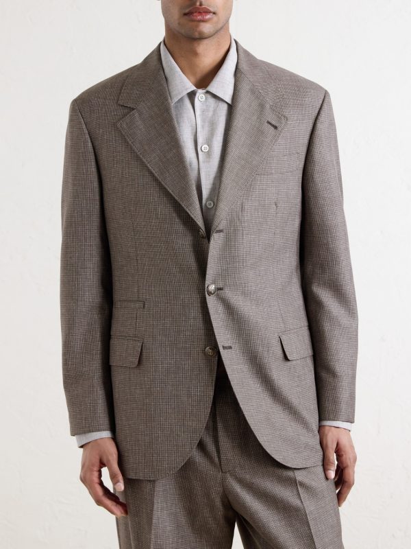 Wool Suit Jacket - FR Wool Suit Jacket - FR