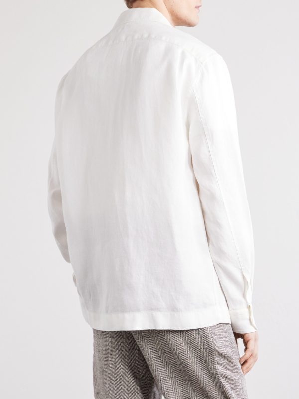 Guayabera Linen Overshirt - BK Guayabera Linen Overshirt - BK