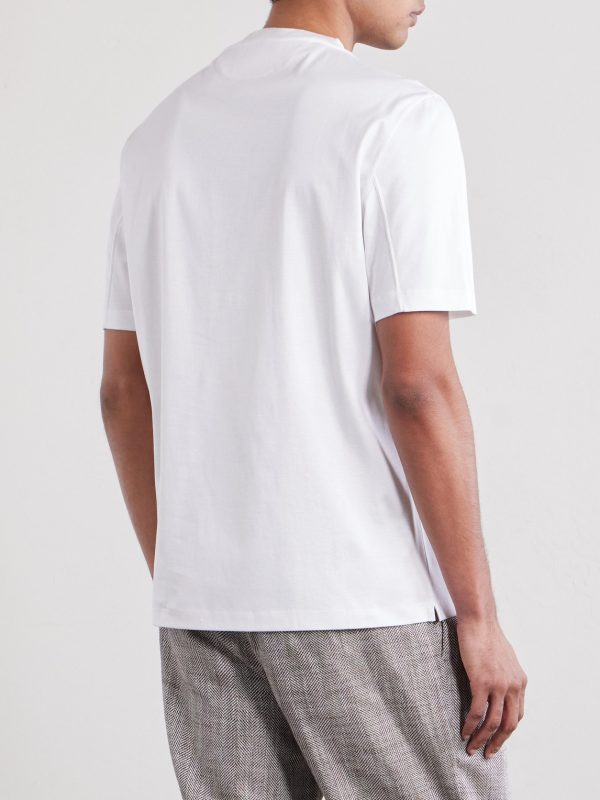 Logo-Print Cotton-Jersey T-Shirt - BK Logo-Print Cotton-Jersey T-Shirt - BK