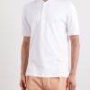 Ribbed Jersey Henley T-Shirt - FR Ribbed Jersey Henley T-Shirt - FR