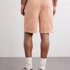Straight-Leg Pleated Cotton Shorts - BK Straight-Leg Pleated Cotton Shorts - BK