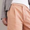 Straight-Leg Pleated Cotton Shorts - CU Straight-Leg Pleated Cotton Shorts - CU