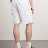 Straight-Leg Cotton-Twill Cargo Shorts - BK Straight-Leg Cotton-Twill Cargo Shorts - BK