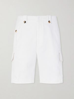 Straight-Leg Cotton-Twill Cargo Shorts Straight-Leg Cotton-Twill Cargo Shorts