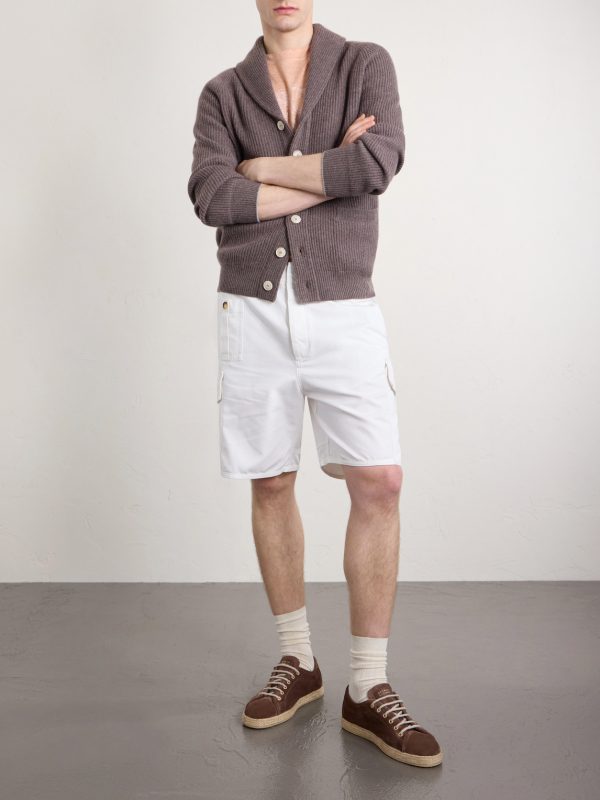 Straight-Leg Cotton-Twill Cargo Shorts - OU Straight-Leg Cotton-Twill Cargo Shorts - OU