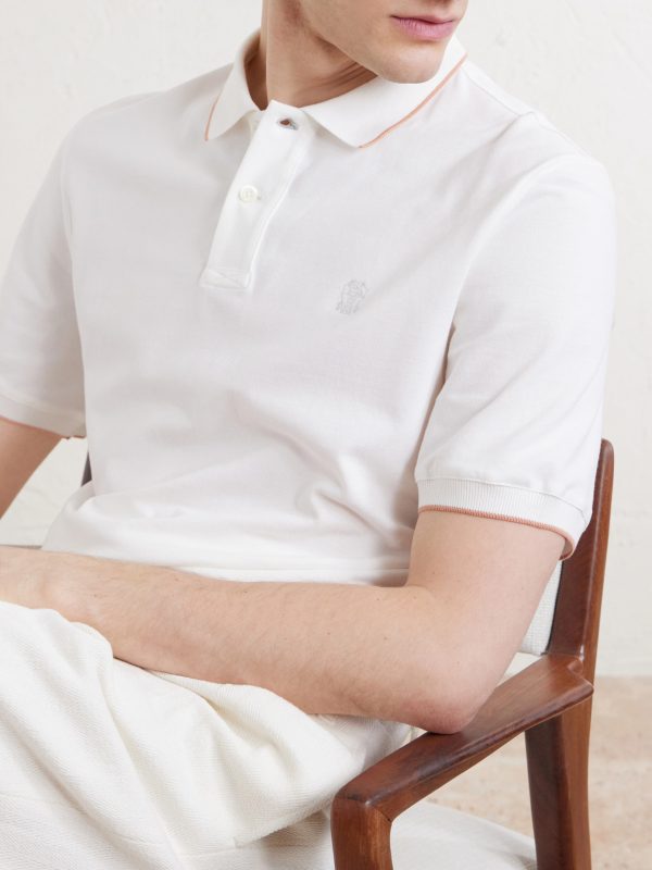 Logo-Embroidered Cotton Polo Shirt - CU