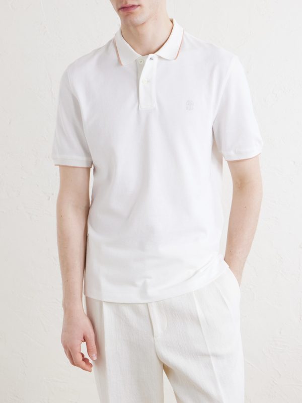 Logo-Embroidered Cotton Polo Shirt - FR